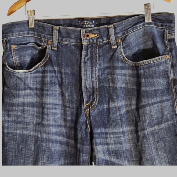 Lucky Brand 121 Heritage Slim Jeans W38 L30 Vintage Wash Workwear - Picture 3 of 9